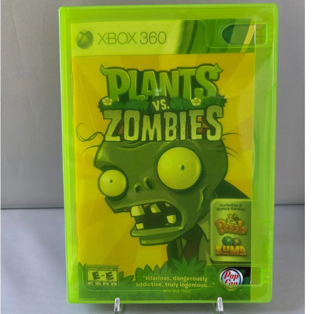 Plants vs. Zombies & Garden‎ Warfare Bundle - Microsoft Xbox 360 2 Games Working
